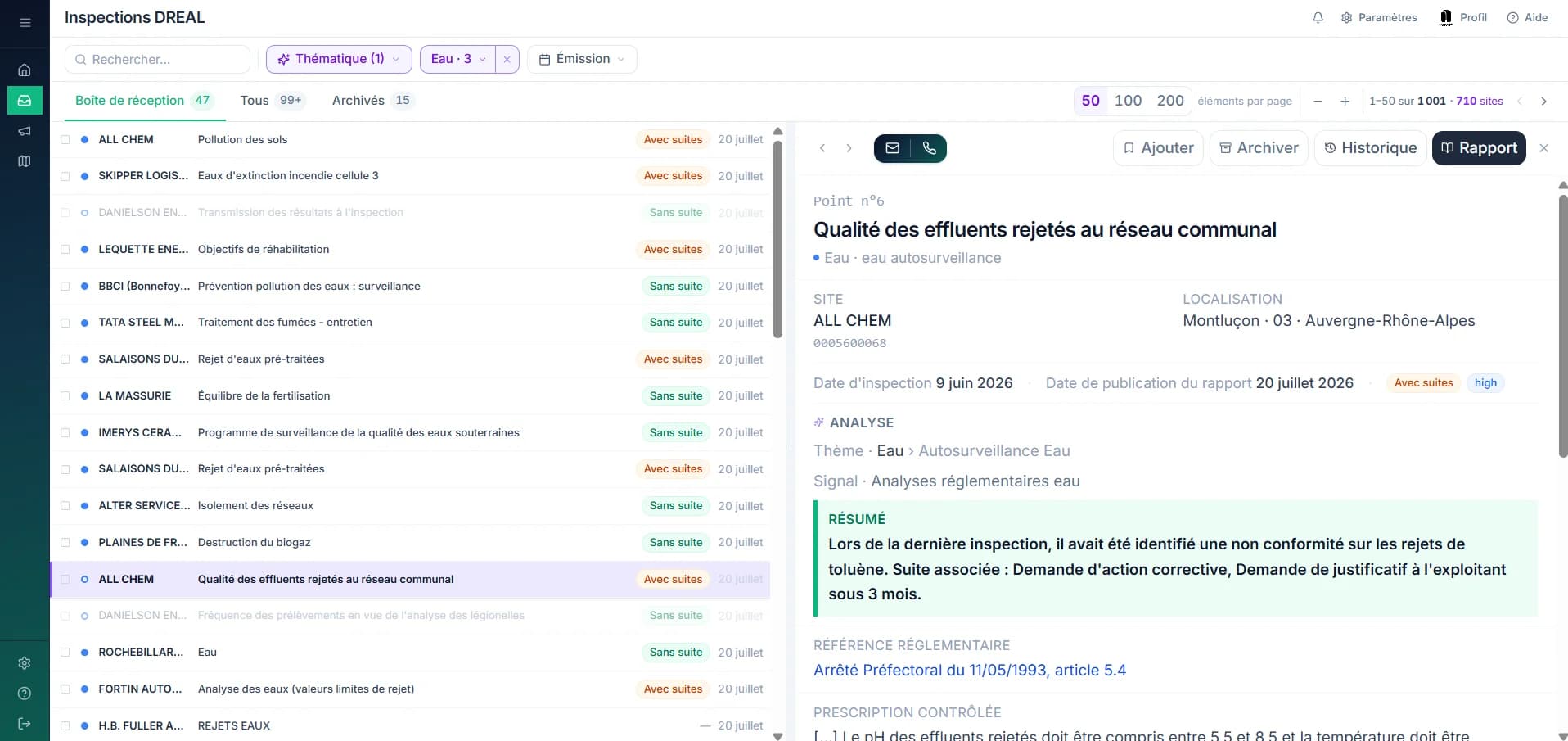 Aperçu de la plateforme Arianys